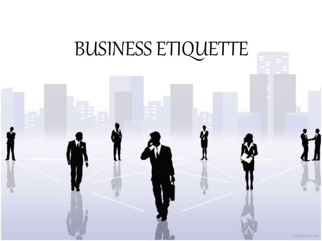 business etiquette and professional grooming training